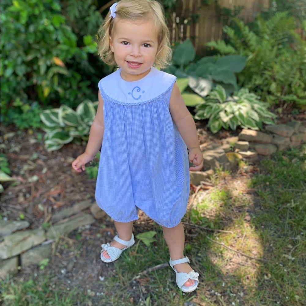Blue Gingham Bubble
